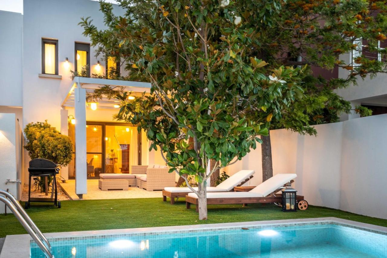 Romantic, Homely Villa Aura W Heated Pool Skalanion المظهر الخارجي الصورة